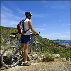 Mountain Biking on Thassos Island, Greece